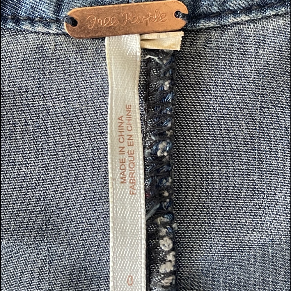 Free People Vintage Jean Jumpsuit